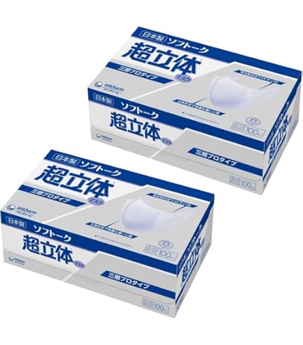 Amazon.co.jp: ユニ・チャーム ソフトーク超立体マスク ふつうサイズ